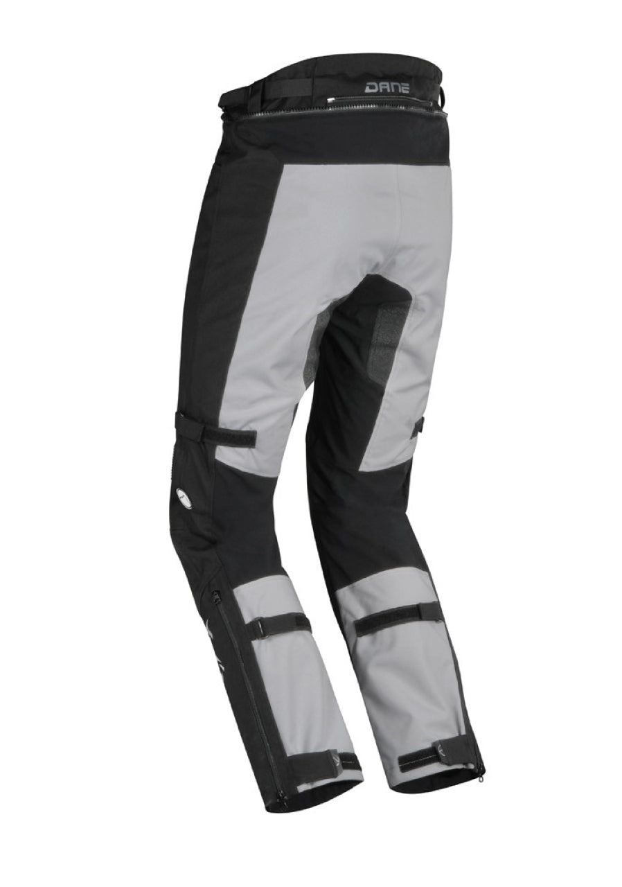 dane dalvik pants motorcycle goretex riding touring adv adventure gear revit klim alpine tech ktm bmw riding gray rear