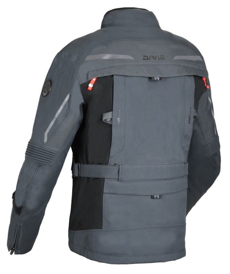 dane svendborg jacket motorcycle rear goretex adventure touring adv  klim revit alpine tech riding gear